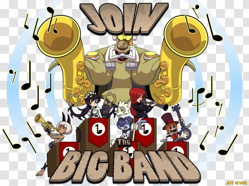 Skullgirls Them's Fightin' Herds Video Game Fan Art Big Band - Deviantart Transparent PNG