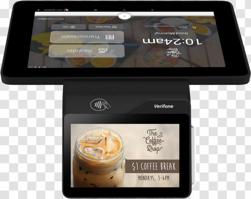 VeriFone Holdings, Inc. Point Of Sale Display Carbon Gorilla - Android - Verifone Transparent PNG