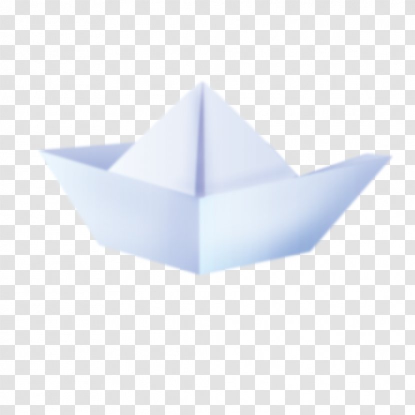 Paper Origami Art Symmetry - Folding Boat Transparent PNG
