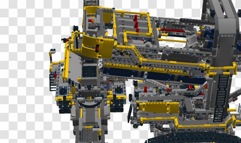 Lego Technic Machine Bucket-wheel Excavator LEGO 42055 Bucket Wheel - Conveyor Belt - Mod Transparent PNG