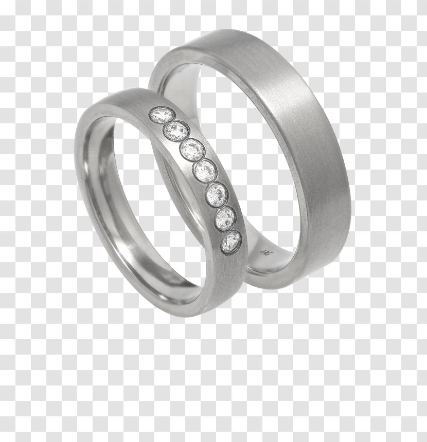 Wedding Ring Silver Proposal - Body Jewellery Transparent PNG