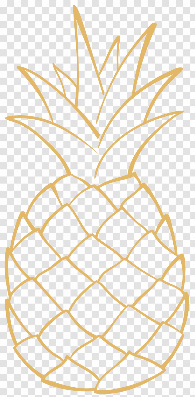 Pineapple Drawing Clip Art Transparent PNG