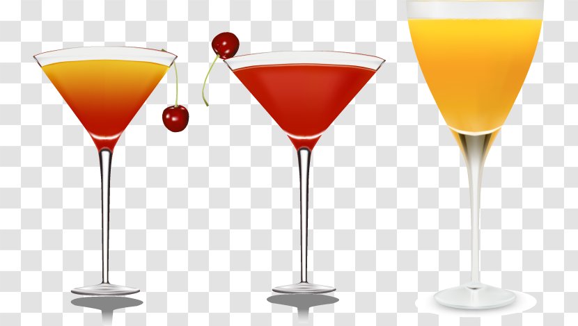 Cocktail Martini Juice Distilled Beverage Drink - Alcoholic - Vector Transparent PNG