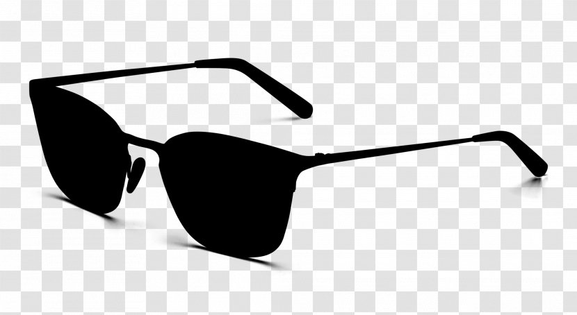Goggles Sunglasses Black & White - Glasses - M Transparent PNG