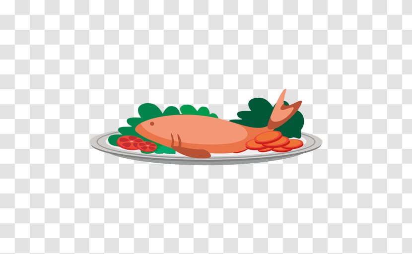 Download Drawing Clip Art - Dish - Grilled Salmon Transparent PNG