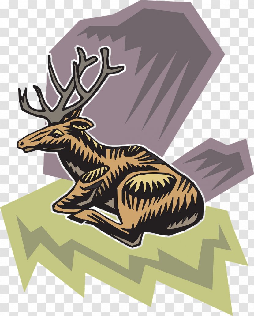 Reindeer Animal - Antler - Deer Head Transparent PNG