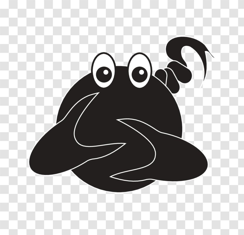 Toad Frog Dog Canidae Clip Art - Black M - Ai Transparent PNG