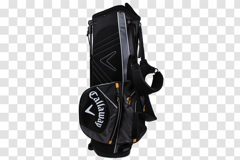 Bag Golf Backpack Gold - Black Transparent PNG