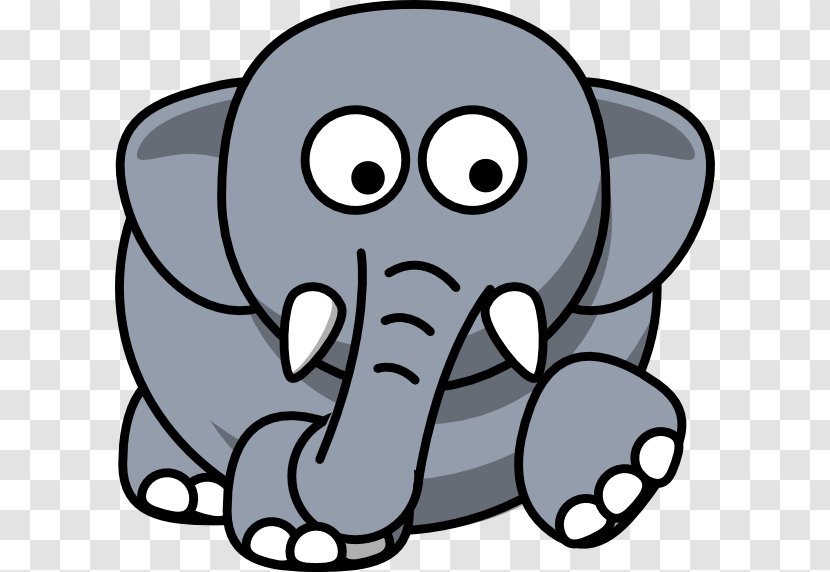 Drawing Cartoon Clip Art - Coloring Book - Elephant Transparent PNG