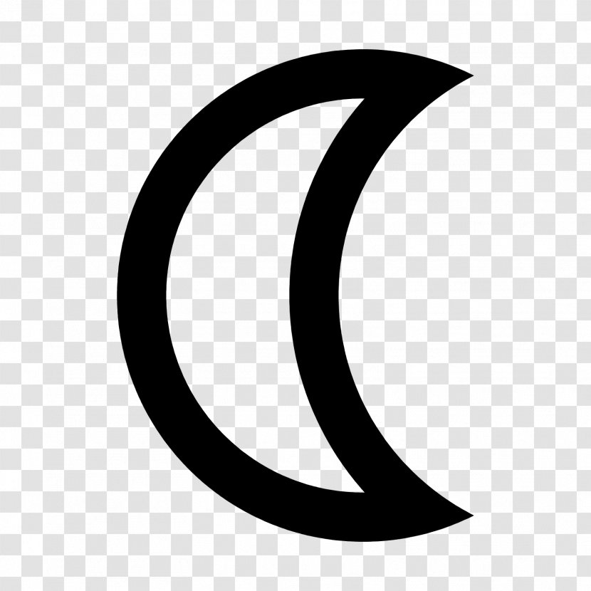 Crescent Astrological Symbols Moon - Symbol Transparent PNG