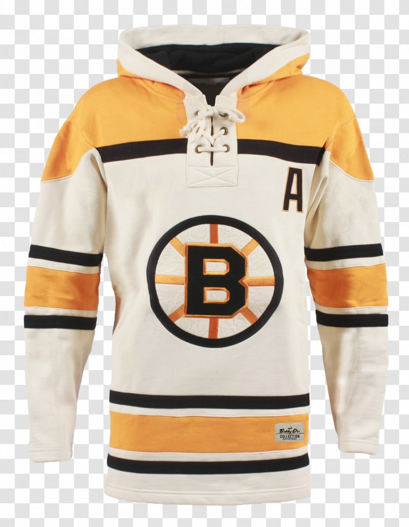 Hoodie Boston Bruins Bluza National Hockey League Clothing - Yellow - Time Stone Transparent PNG