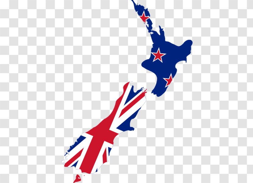 Flag Of New Zealand National Map Transparent PNG