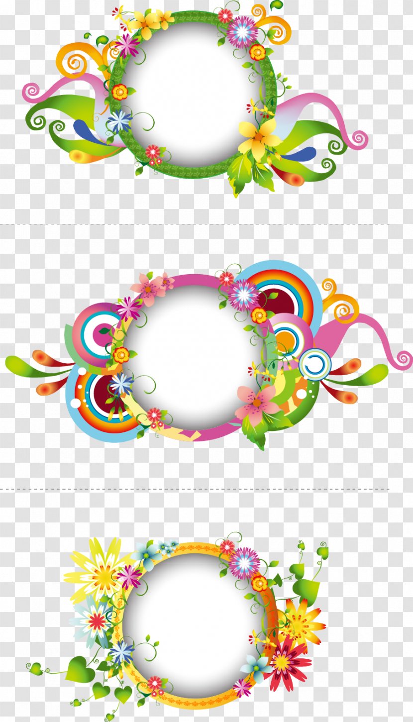 Picture Frame Decorative Arts Graphic - Point - Fashion Elements Circle Transparent PNG