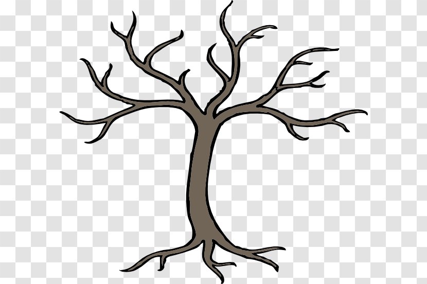 Branch Tree Clip Art - Graphic Arts - Dead Cliparts Transparent PNG