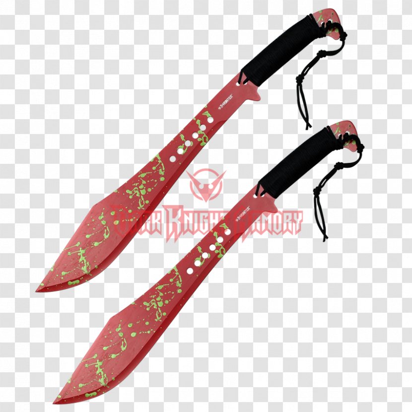 Machete Throwing Knife Blade - Weapon Transparent PNG