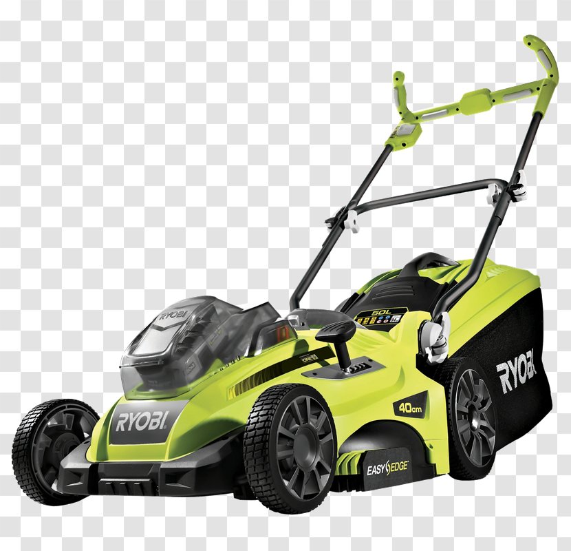 Lawn Mowers Ryobi Electric Battery Mulching - Lithiumion - Cutting Power Tools Transparent PNG