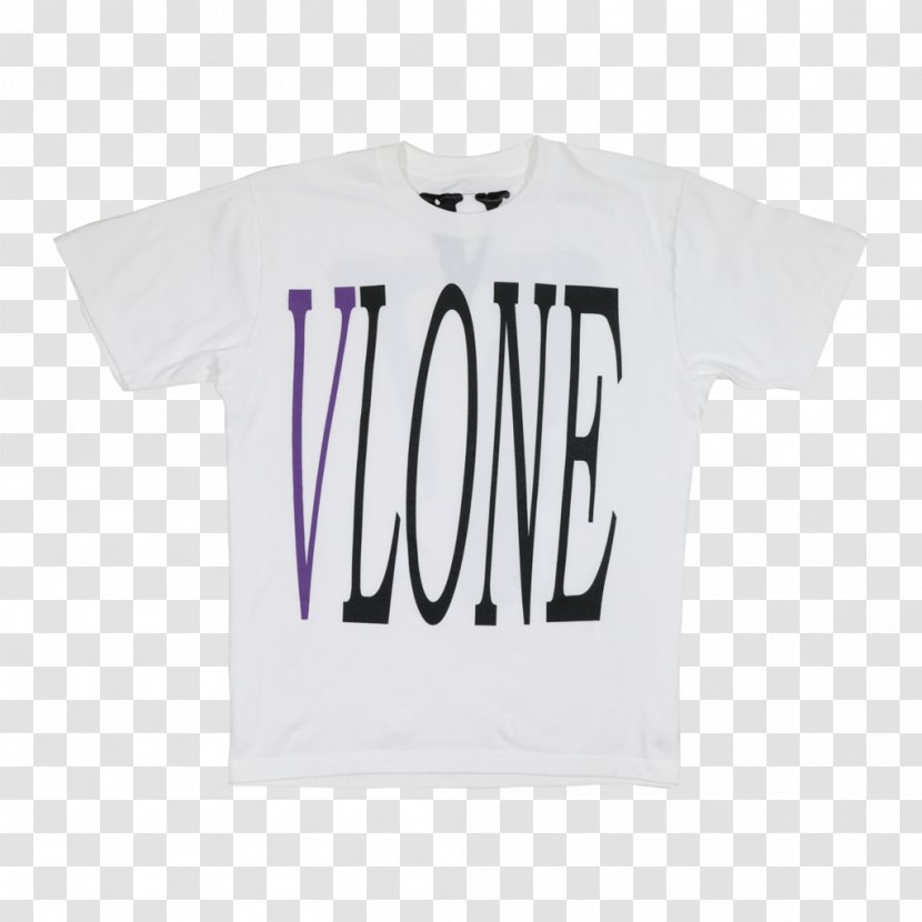 T-shirt Hoodie Sleeve VLONE - Text Transparent PNG