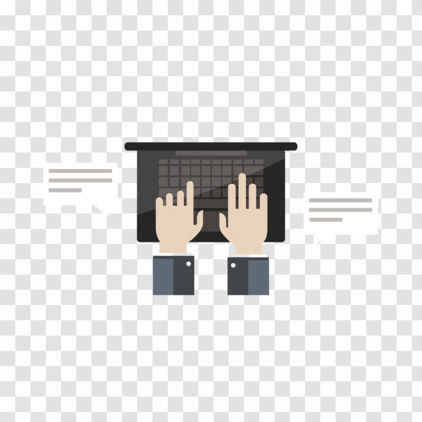 Computer Keyboard Download - Black - Vector Hand Transparent PNG