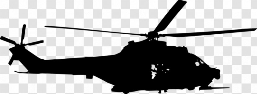 Helicopter Rotor Military Silhouette - Drawing Transparent PNG