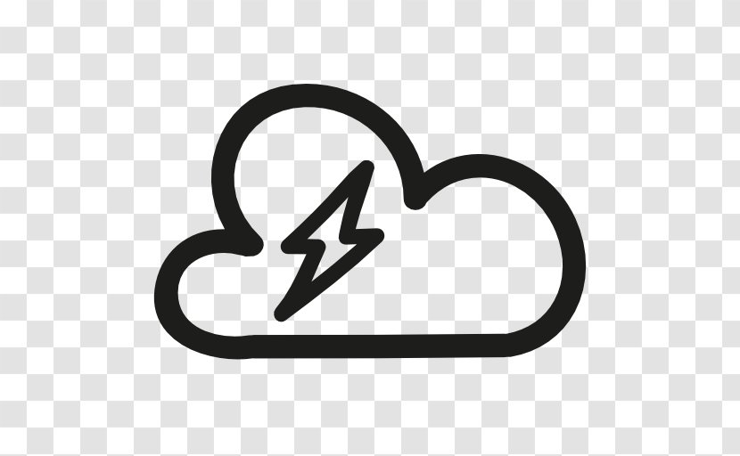 Weather Cloud Meteorology Shape - Thunderstorm - Icon Transparent PNG