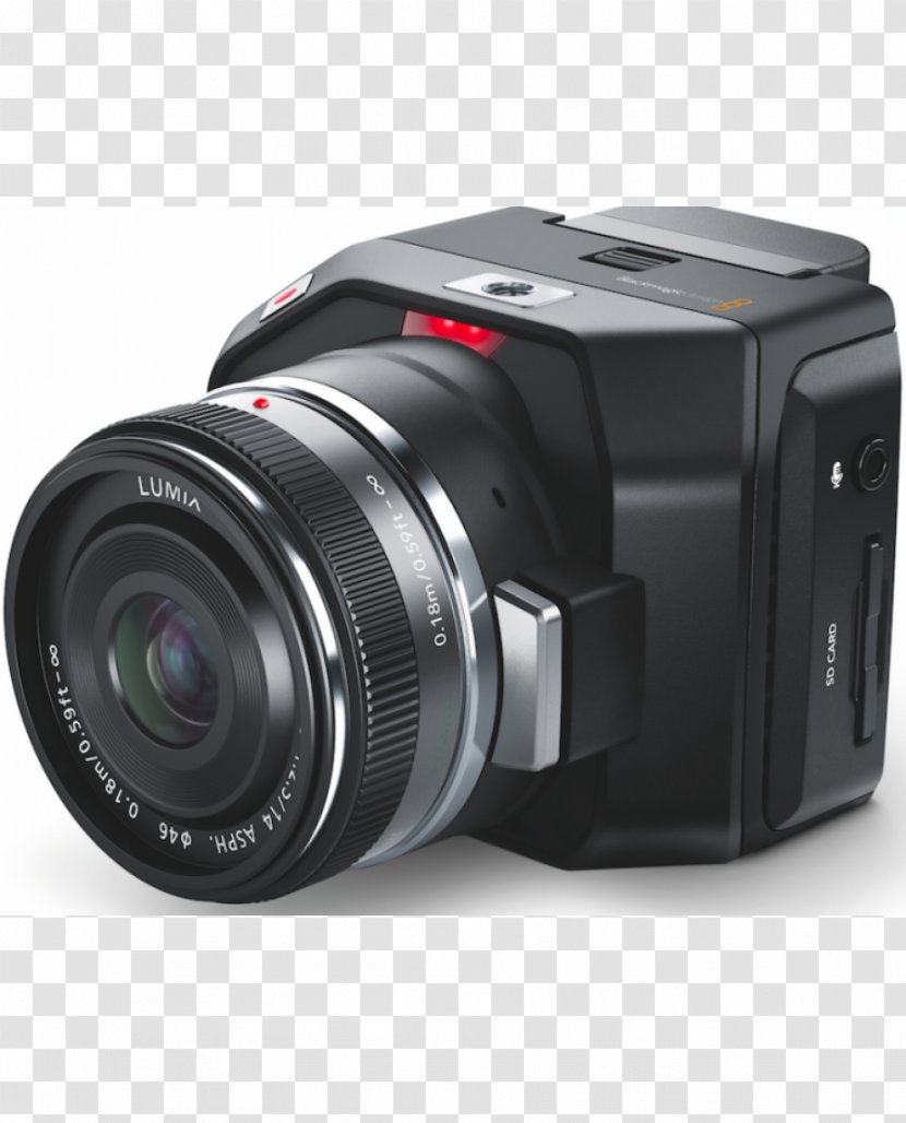 Blackmagic Micro Cinema Camera Design Studio 4K - Digital Movie Transparent PNG