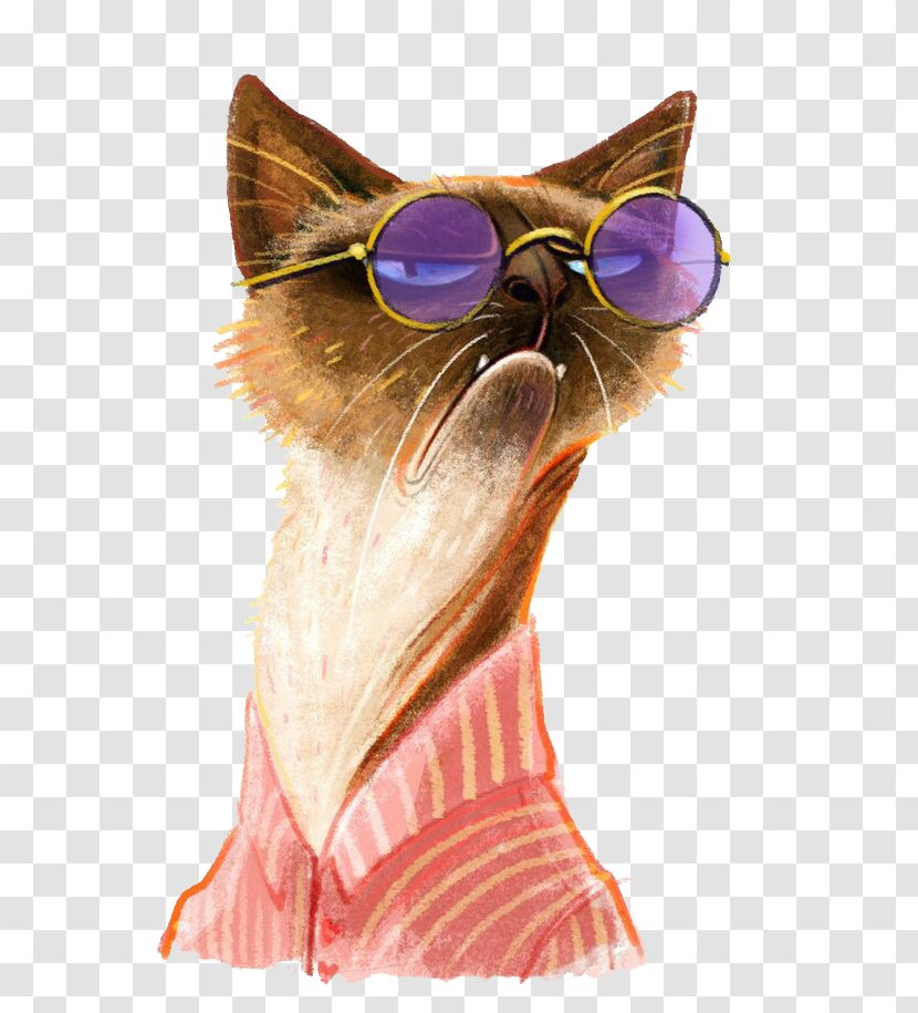 T-shirt Morning Monday Names Of The Days Week - Dog Like Mammal - Bespectacled Cat Transparent PNG