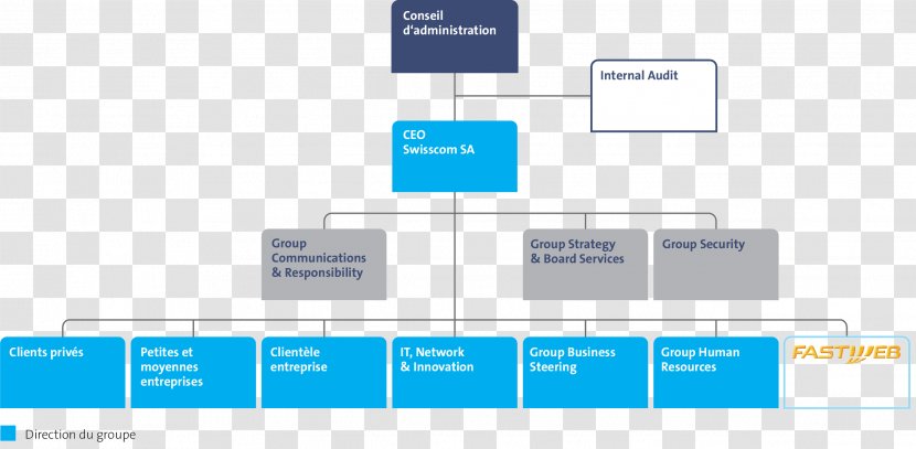 Swisscom Organizational Structure Management Chart - Area - Business Transparent PNG