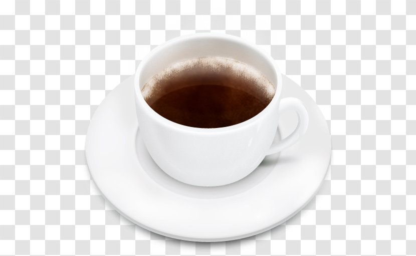 Coffee Cup Cafe Icon - Black Drink Transparent PNG