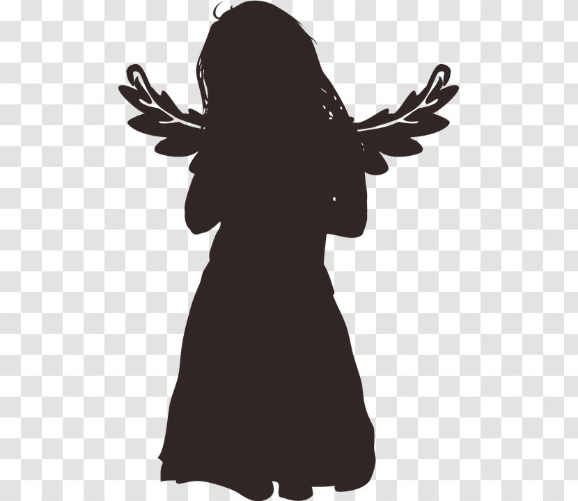 Silhouette Female - Watercolor Transparent PNG