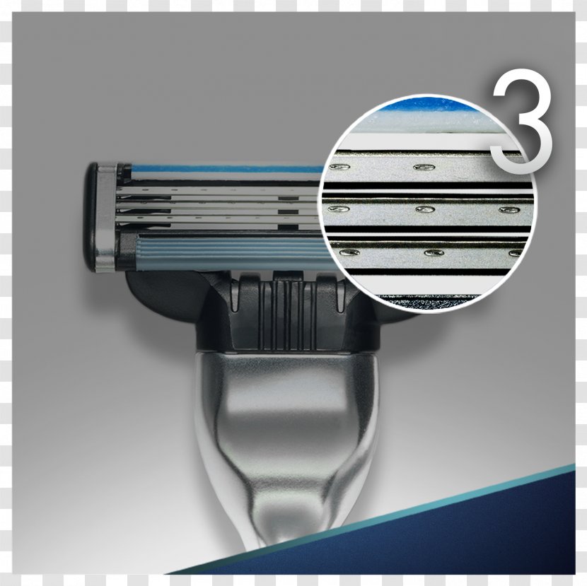 Gillette Mach3 Razor Shaving Blade - Disposable Transparent PNG