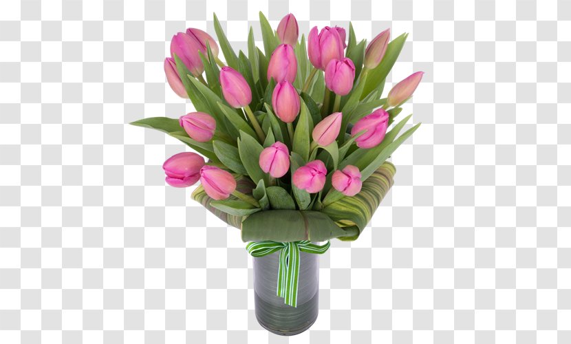 Tulip Flowerpot Flower Bouquet Vase Cut Flowers - Blume Transparent PNG