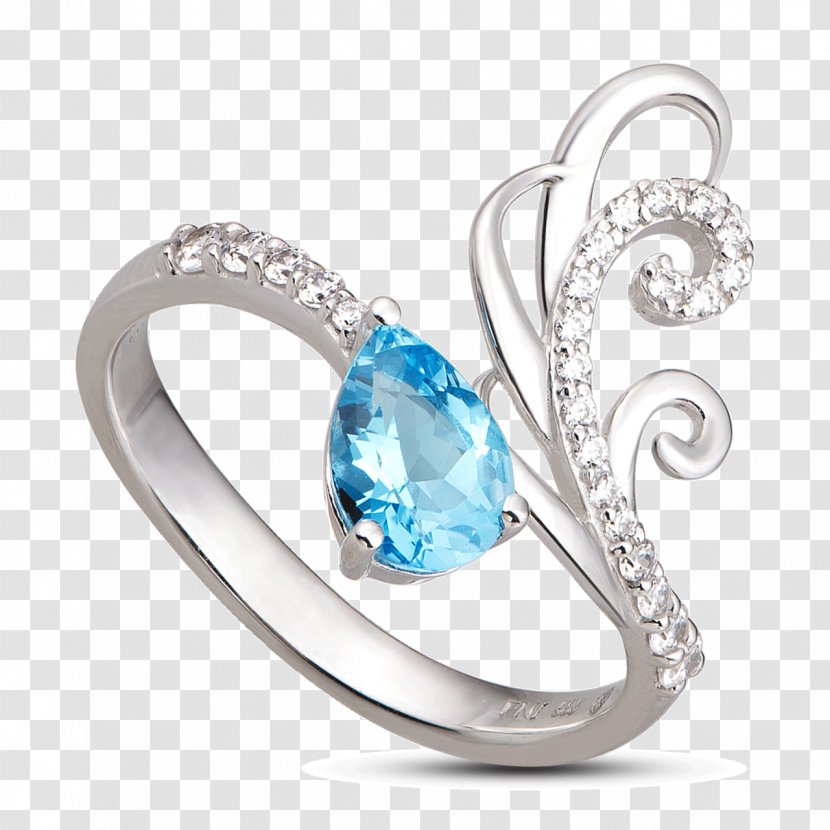 Ring Topaz Jewellery Sapphire Gemstone - Tree Transparent PNG