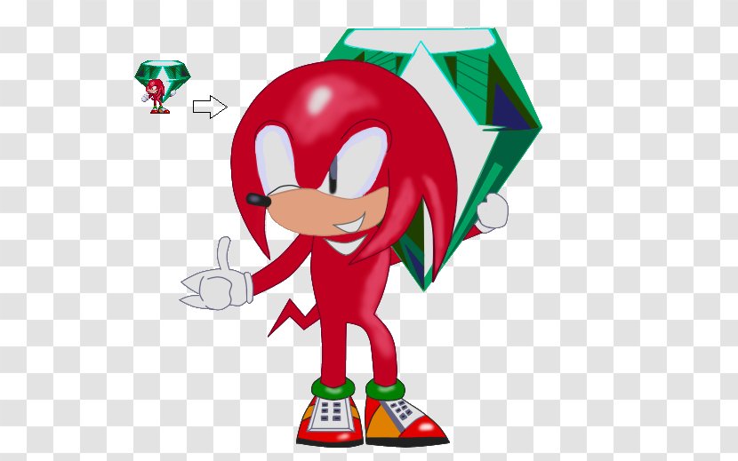 Knuckles The Echidna Sonic Chaos Ariciul Mania Classic Collection - Silhouette - Floating Island Transparent PNG