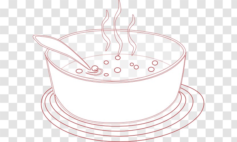 Soup Line Art Bowl Clip - Drinkware Transparent PNG