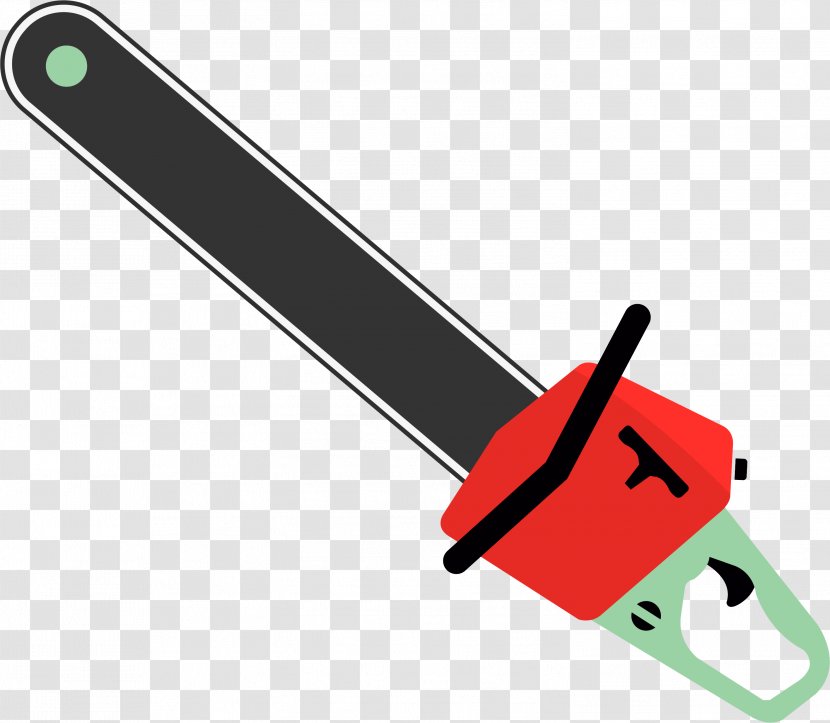 Tool Chainsaw Carpenter Axe - Red - Photos Transparent PNG