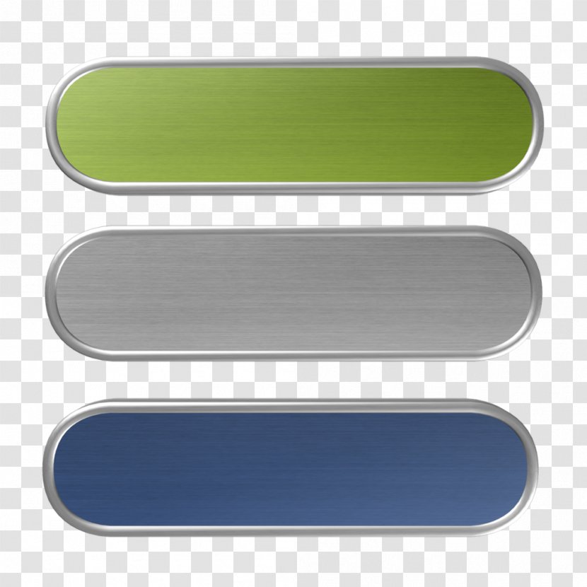 Rectangle Image 3D Gray - Button - Astriod Transparent PNG