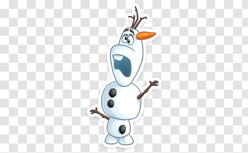 Olaf Frozen VK Sticker Clip Art - Head Transparent PNG