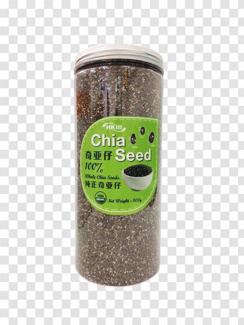 Organic Food Certification Bamboo Salt Barley Grasses - Spice - Chia Seed Transparent PNG