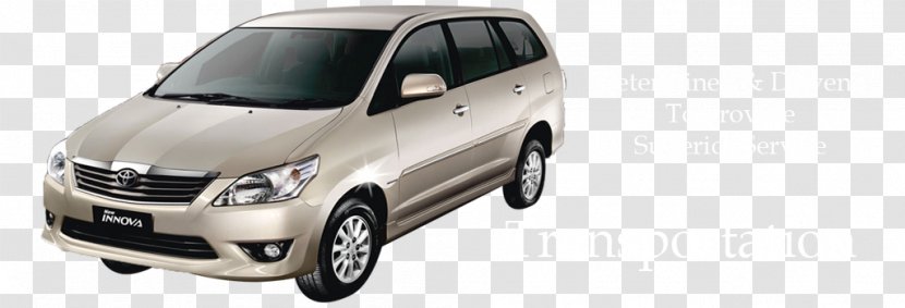 Toyota Innova Taxi Car Rental Tata Indigo - Compact Van Transparent PNG