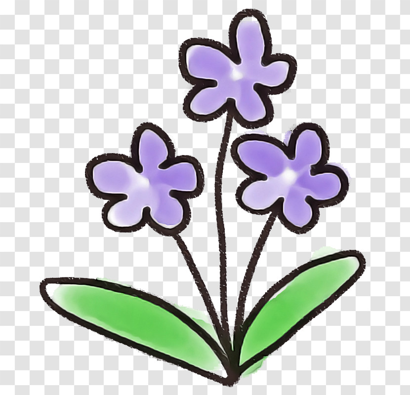 Purple Violet Plant Flower Petal Transparent PNG