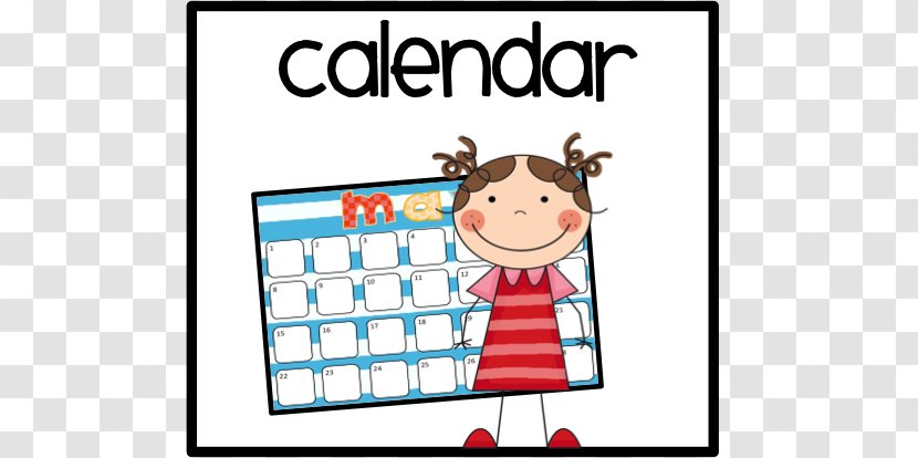 Calendar Child Clip Art - Website - Helper Cliparts Transparent PNG