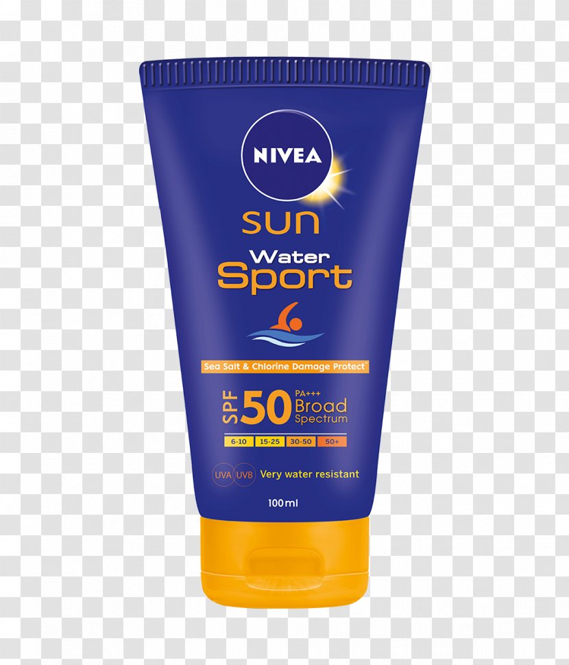 Sunscreen NIVEA Sun After Moisture Soothing Lotion Factor De Protección Solar - Cream Transparent PNG