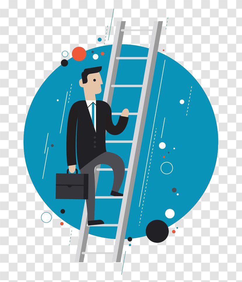 Leadership Stock Illustration Royalty-free - Royaltyfree - Climb The Ladder Transparent PNG