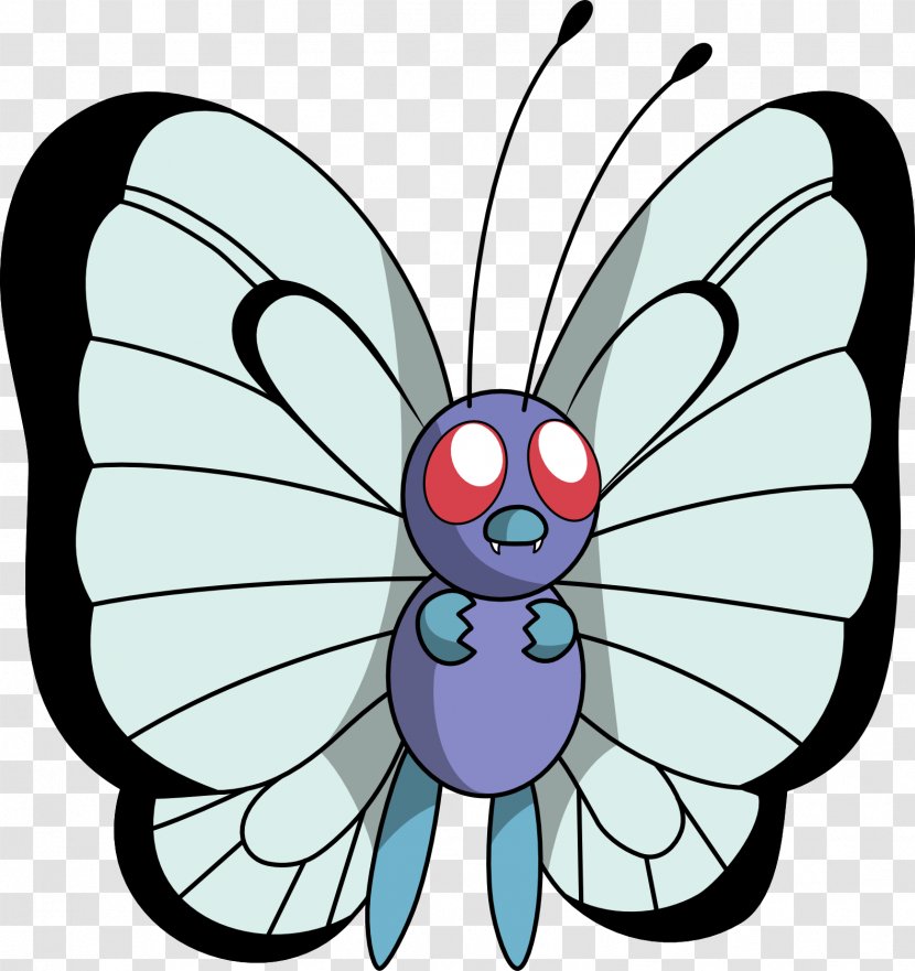 Ash Ketchum Butterfree Caterpie Beedrill Pokémon - Pollinator - Pokemon Transparent PNG
