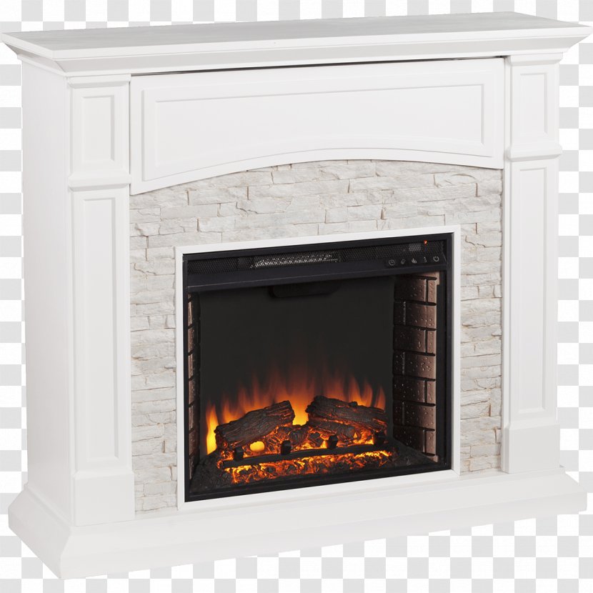 Electric Fireplace Television Mantel Shelf - Heat Transparent PNG