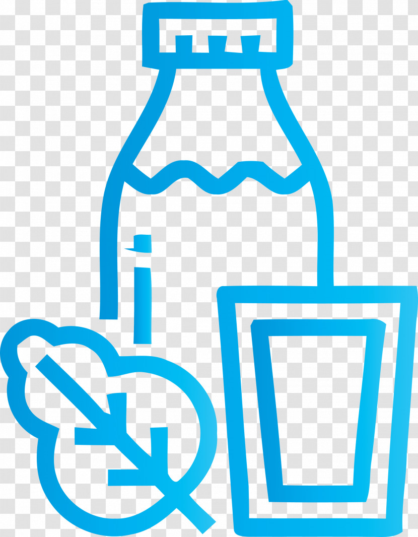 Turquoise Aqua Water Bottle Transparent PNG
