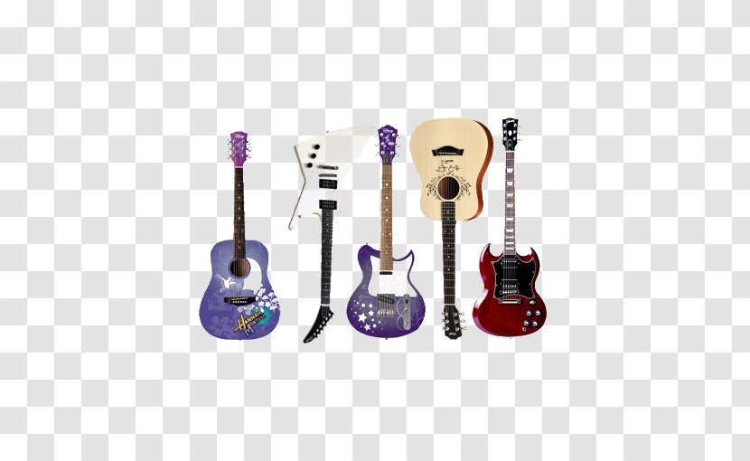 Acoustic Guitar Electric - Flower - Musical Instrument Transparent PNG