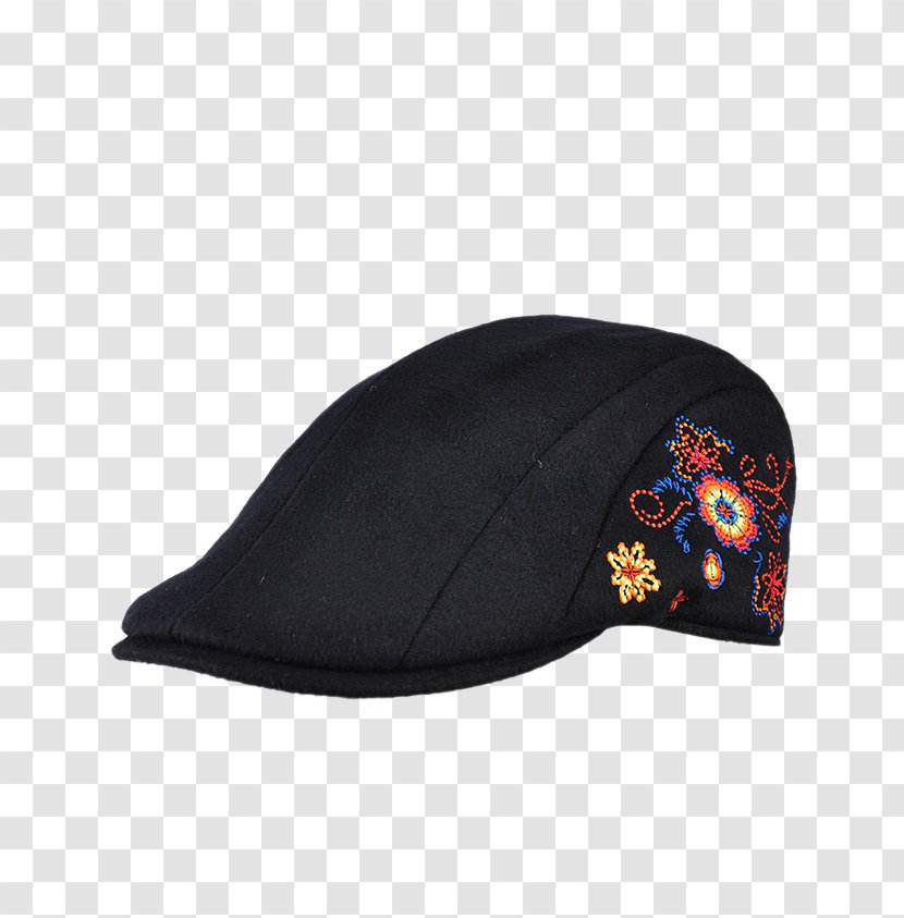 Baseball Cap Flat Peaked Peek & Cloppenburg - Clothing Accessories - Embroidery National Wind Woolen Hat Transparent PNG