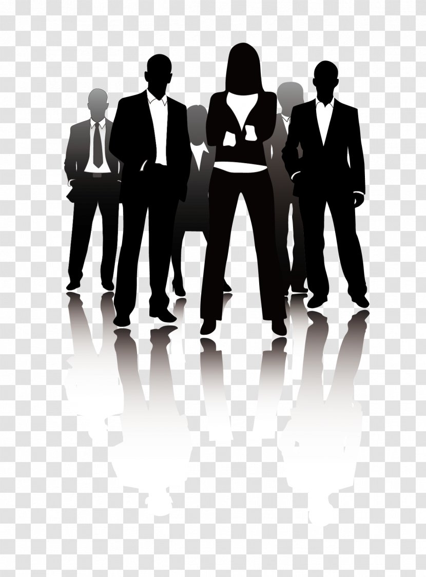 Consultant Business Management Consulting Firm - Monochrome Photography - Silhouette People Transparent PNG