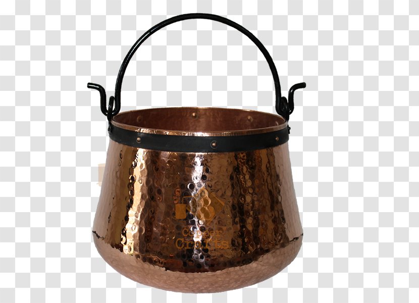 Copper Cauldron Cookware Boiler Frying Pan - Kettle Transparent PNG